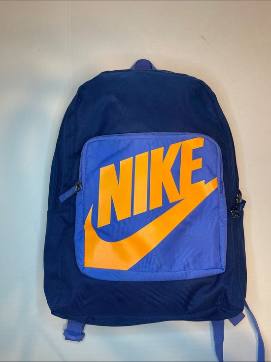 nike backpack blue orange Unisex Kids (20L), University Blue/Orange/Black, M, Backpack Fashion Elemental 20l Backpack Kids world indigo Nike Elemental Shoebox Backpack In